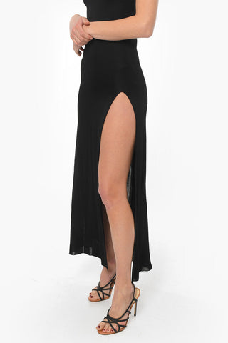 Sleeveless Long Dress with Side Slit