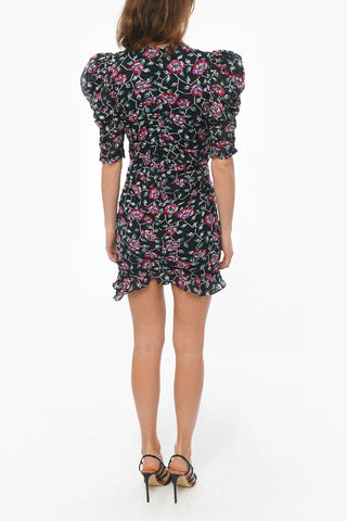 ETOILE Cotton-voile SIRENY Bodycon Dress with Ruched Detailing