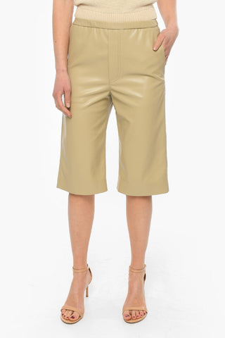 Faux Leather WENDEL Shorts with Drawstring Waist