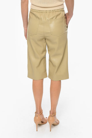 Faux Leather WENDEL Shorts with Drawstring Waist