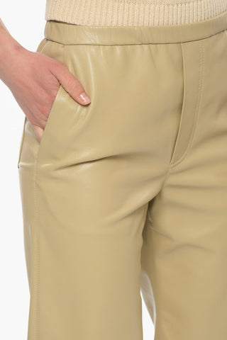 Faux Leather WENDEL Shorts with Drawstring Waist