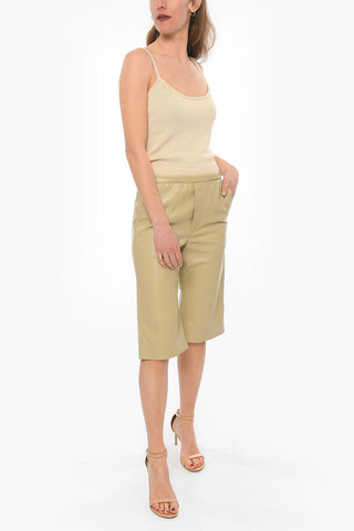 Faux Leather WENDEL Shorts with Drawstring Waist