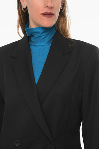 Giacca Doppiopetto Oversize in Lana