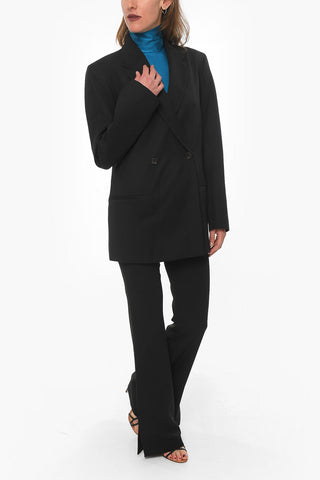 Giacca Doppiopetto Oversize in Lana