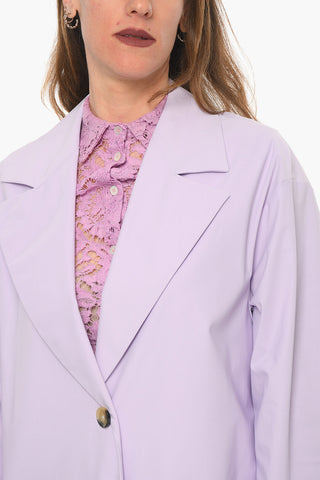 Maxi patch Pockets Single-Breasted Coat
