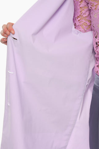 Maxi patch Pockets Single-Breasted Coat