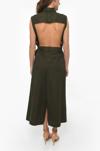 Bare Back ATTACHED PARTS Denim Set