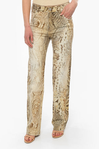 Animalier Print Regular Fit Jeans