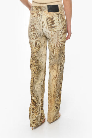Animalier Print Regular Fit Jeans