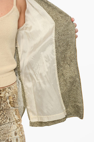 Blusa in Satin di Viscosa con Cintura