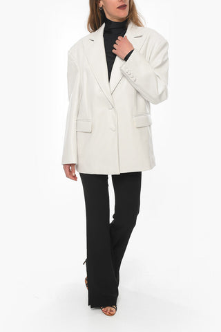 Giacca CATHERINE in Ecopelle con Monogram all Over
