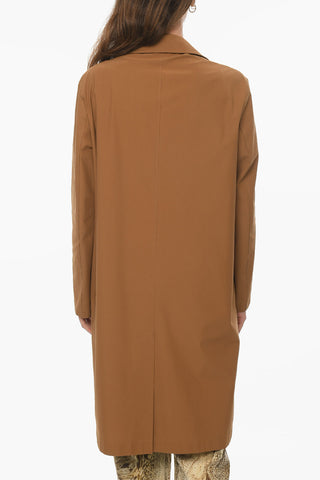 Solid Color Single Breasted Coat