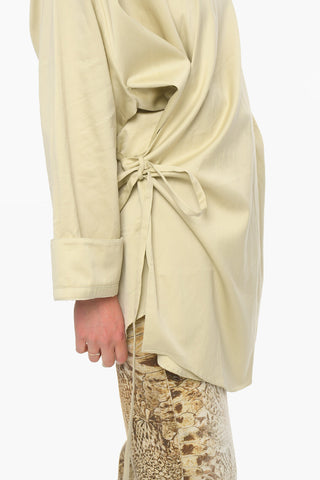 Cotton Wrap Shirt