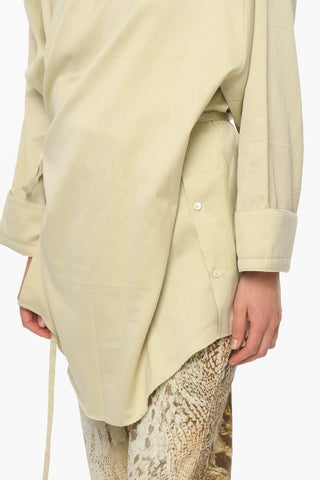 Cotton Wrap Shirt