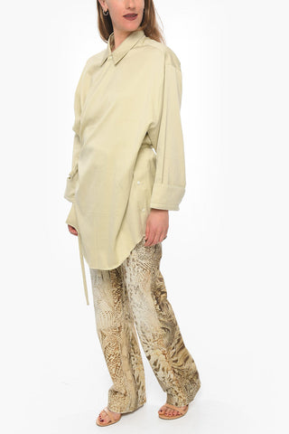 Cotton Wrap Shirt