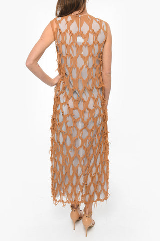 MM1 Double-layered Distressed Maxidress