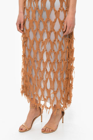 MM1 Double-layered Distressed Maxidress
