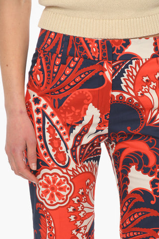 Anthemion Motif Mid Waist SANDY Pants