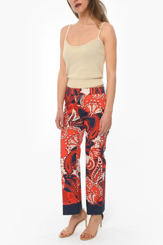 Anthemion Motif Mid Waist SANDY Pants