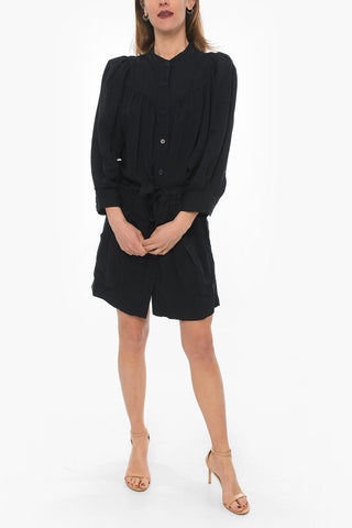 ETOILE Rayon-blend SAMIRA Flared Dress with Belt