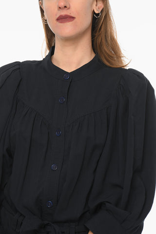 ETOILE Rayon-blend SAMIRA Flared Dress with Belt