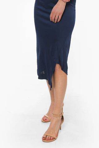 Draped UTAH Viscose Sheath Dress