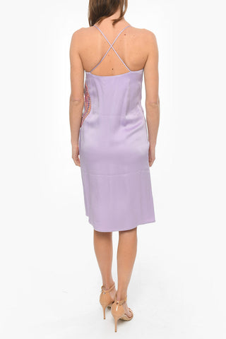 contrast-panel BRUNI Slip dress 