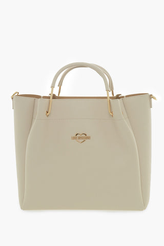 LOVE Borsa Tote in Pelle Vegan Con Logo Dorato