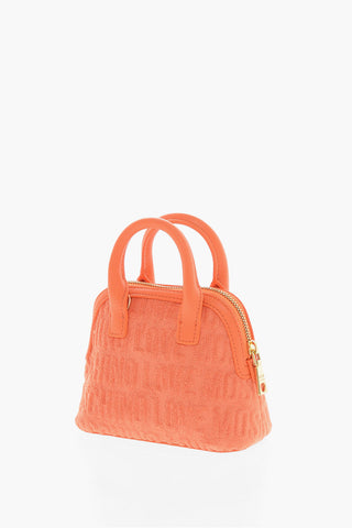LOVE All Over Logo Embossed Terry Mini Bag