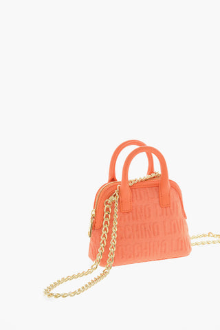 LOVE All Over Logo Embossed Terry Mini Bag