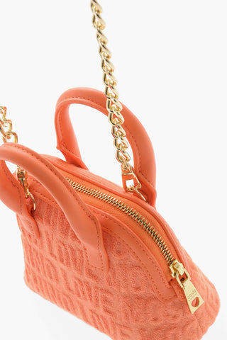 LOVE All Over Logo Embossed Terry Mini Bag