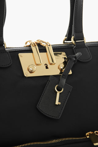 LOVE Nylon Handbag with Gold-toned Hardware