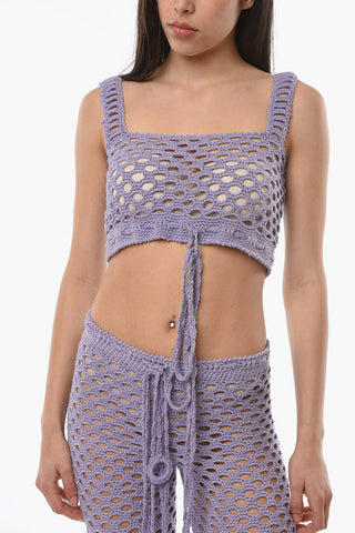 Solid Color Crochet Top