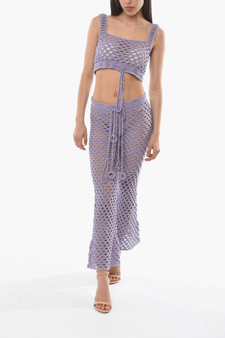 Solid Color Crochet Top