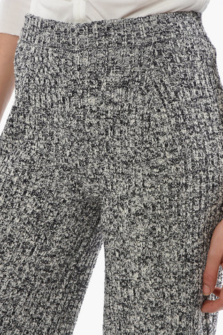 Stretchy Knitted Melange Pants