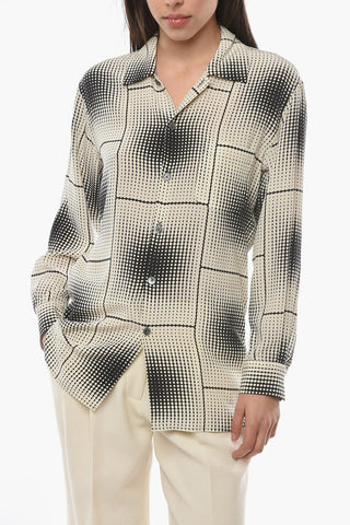 LIMITED EDITION Patterned Silk Shirt with Breast Pocket