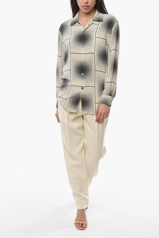 LIMITED EDITION Patterned Silk Shirt with Breast Pocket