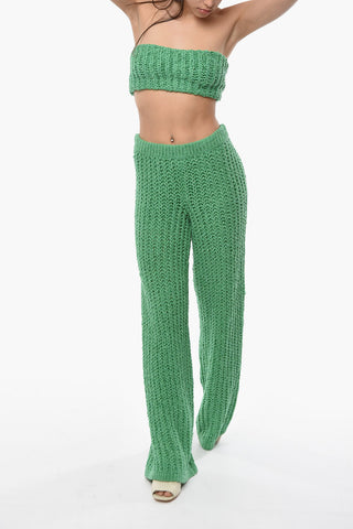 Knitted High Waist ERICA Palazzo Pants