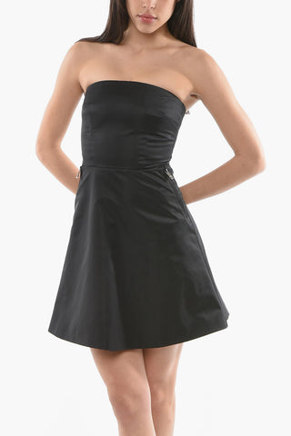 Nylon Strapless ARYA Mini Dress with Back Zip