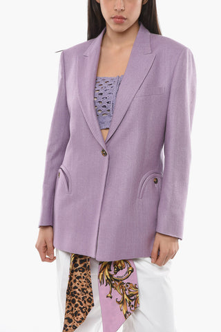Center Vent Silk KALLIMA TOMBOY 1-Button Blazer