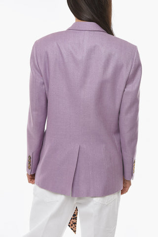 Center Vent Silk KALLIMA TOMBOY 1-Button Blazer