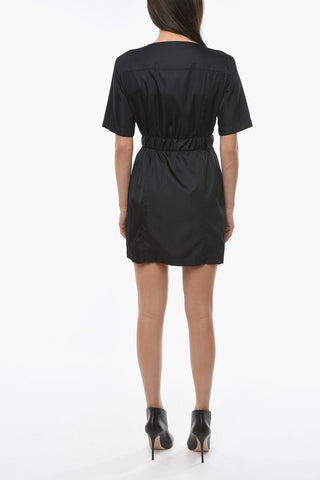 Tech Textile Mini Dress with Safety Belt