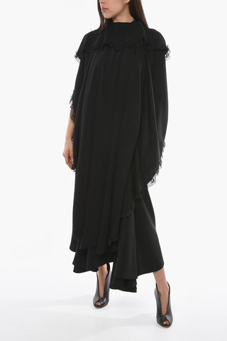 Ribbon Neck Sleeveless Long Dress