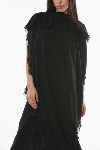 Ribbon Neck Sleeveless Long Dress