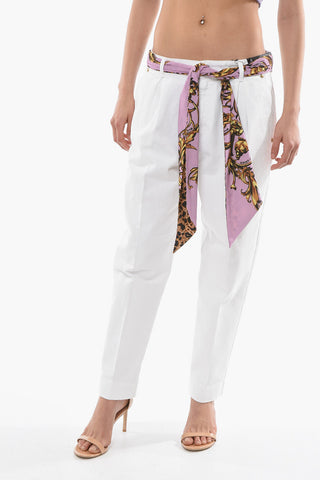 Jeans Regular Fit Con Cintura Foulard