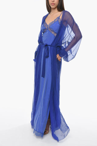 Silk Dress with Petticoat