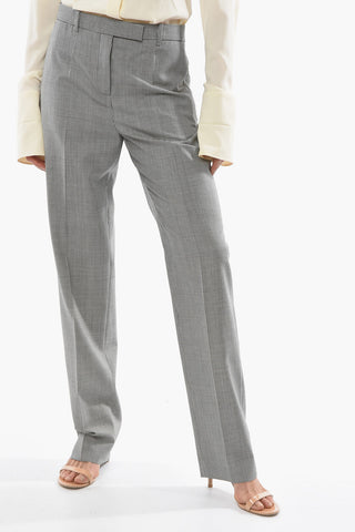 Micro Houndstooth Low Rise Pants