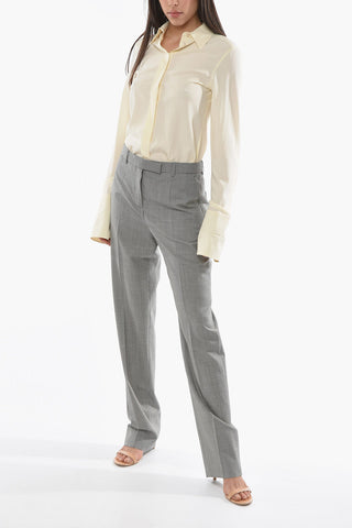 Micro Houndstooth Low Rise Pants