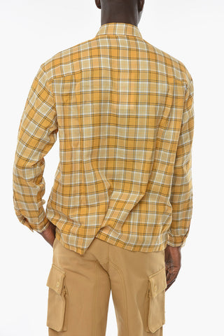 UNDERCOVERISM Camicia in Cotone con Motivo Plaid Check