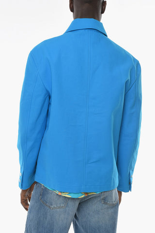 LE SPLASH Anorak MARIN in Denim con Tasca Frontale